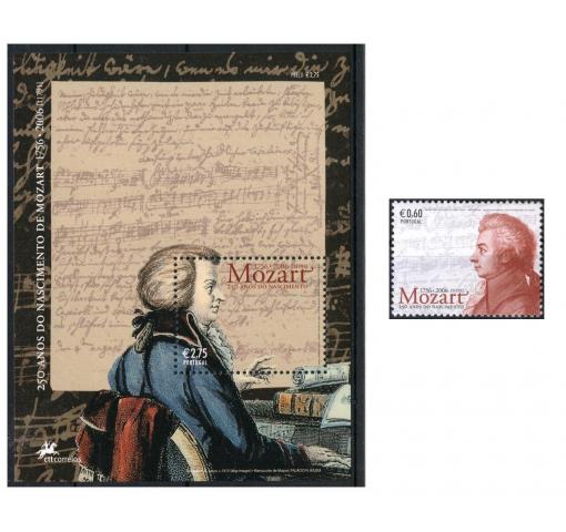 PORTUGAL, 250th Birthday of W.A. Mozart (Set+M/S) 2006 **