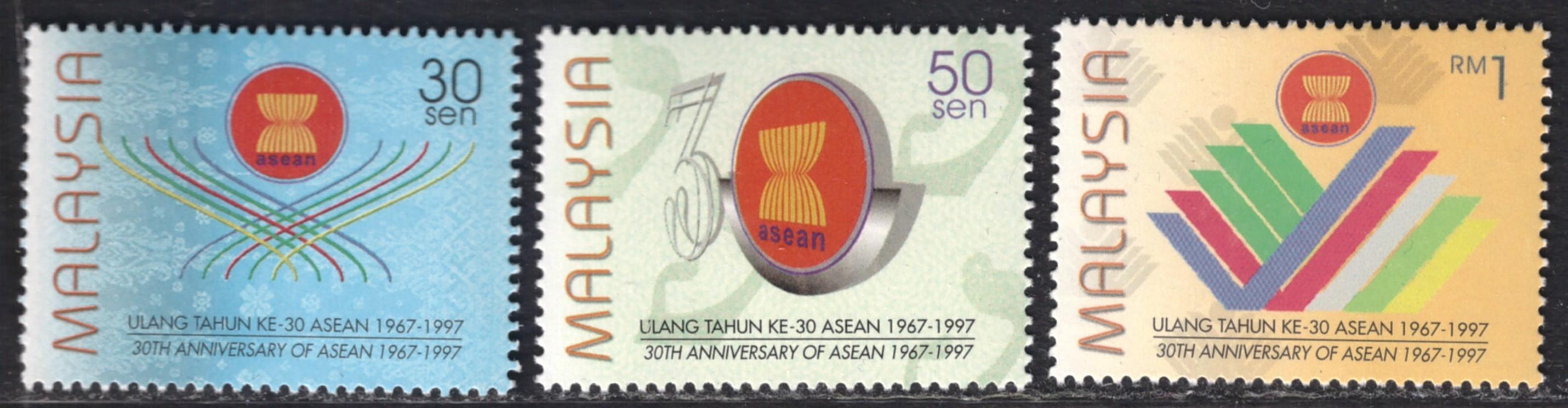 MALAYSIA, 30th Anniversary of ASEAN 1997 **