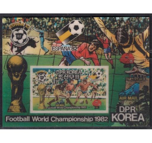 NORTH KOREA, Football Worldcup Spain M/S 1982 **