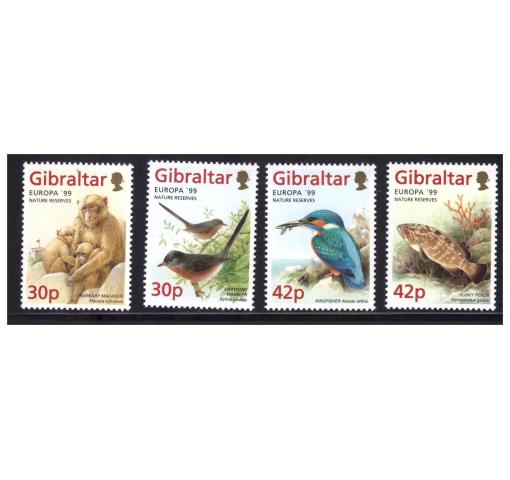 GIBRALTAR, Europa CEPT/Flora+Fauna 1999 **