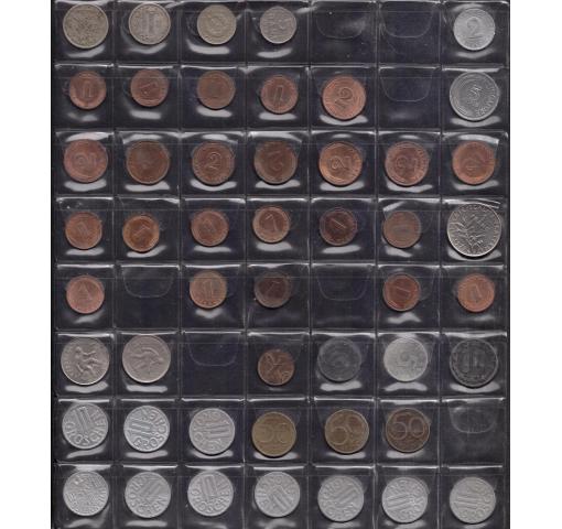 EUROPE, 49 Circulation Coins 1883/1978