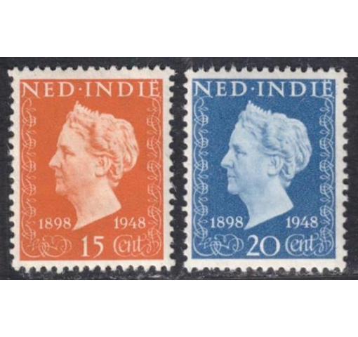 INDONESIA, Netherlands Indies, 50th Anniversary of Queen Wilhelmina 1948 **