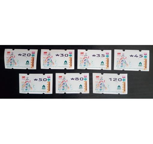 MACAU, 2P.-12P. Int. Stamp Exhibition MACAU Electronic Label Stamps (ATM) 2018 **