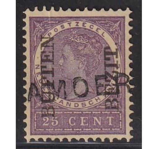 INDONESIA, Netherlands-Indies, BUITEN BEZIT/25C. Wilhelmina 1908 o