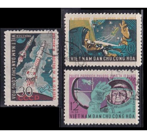 VIETNAM, North, Space/Vostok II+IV 1962 o