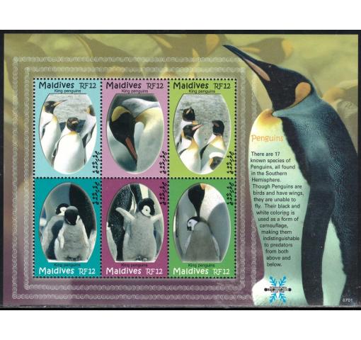 MALDIVES, Penguins M/S 2007 **