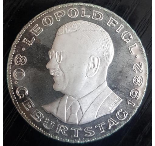 AUSTRIA, 80th Birthday of Politician L. Figl 1982