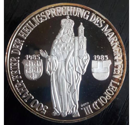 AUSTRIA, 500th Anniversary of Canonisation of Leopold III. 1985 (K)