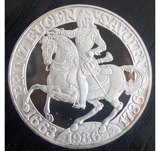 AUSTRIA, 250th Death Anniversary of Prince Eugene 1986 (K)