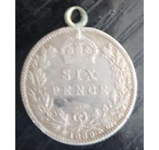 GREAT BRITAIN, 6P. QV 1889 (K)
