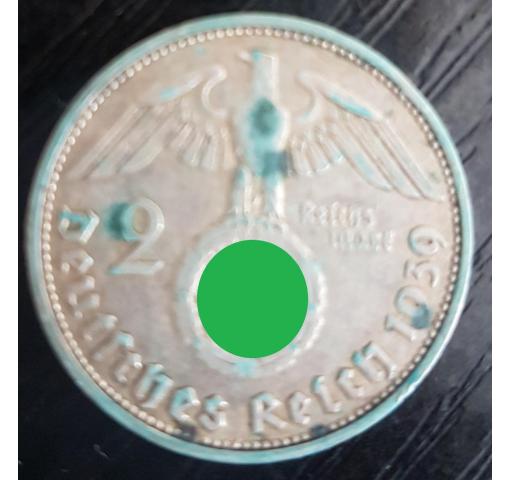 GERMANY, 2Rm. Hindenburg 1939 (K)