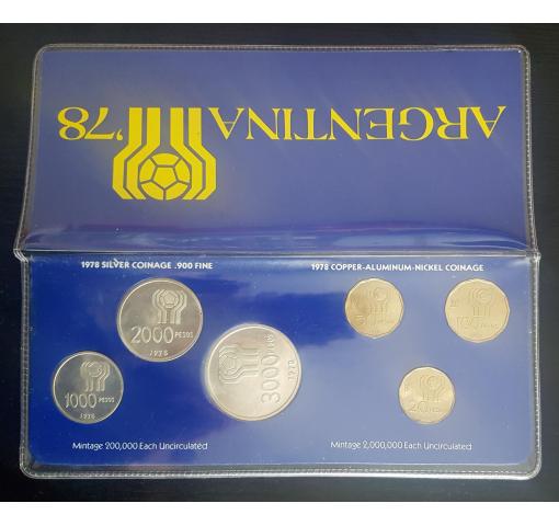 ARGENTINA, 20P.-3000P. Football Worldcup 1978 (K)