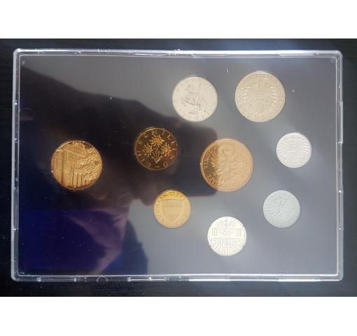AUSTRIA, 2Gr.-20S. Standard Coins Set 1989 (K)
