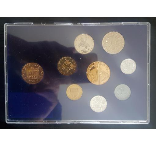 AUSTRIA, 2Gr.-20S. Standard Coins Set 1988 (K)