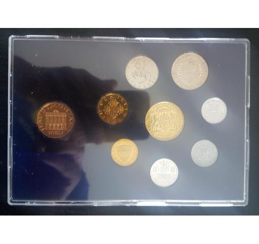 AUSTRIA, 2Gr.-20S. Standard Coins Set 1987 (K)