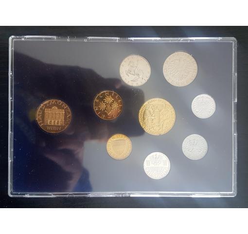 AUSTRIA, 2Gr.-20S. Standard Coins Set 1986 (K)