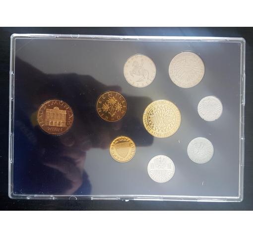 AUSTRIA, 2Gr.-20S. Standard Coins Set 1985 (K)