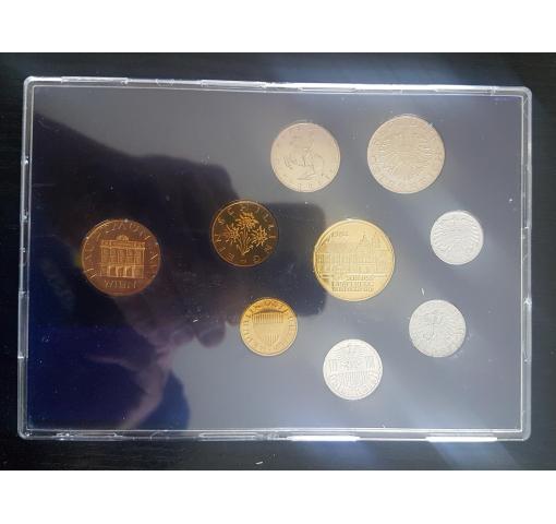 AUSTRIA, 2Gr.-20S. Standard Coins Set 1984 (K)
