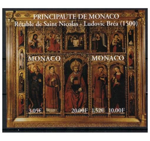 MONACO, Retable of St. Nicholas M/S 2000 **
