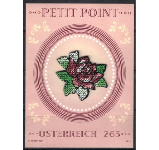 AUSTRIA, Petit Point (Tent Stitch) M/S 2010 **