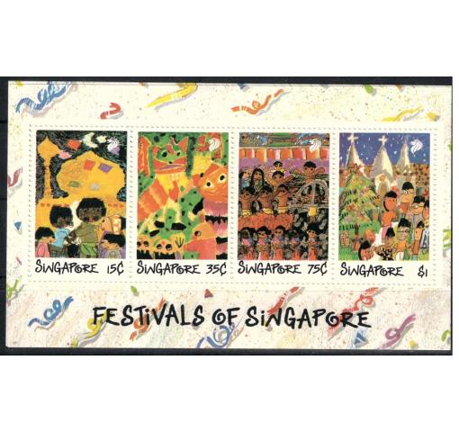 SINGAPORE, Festivals M/S 1989 **
