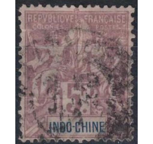 FRENCH INDOCHINA, 5Fr. Allegory 1896 o