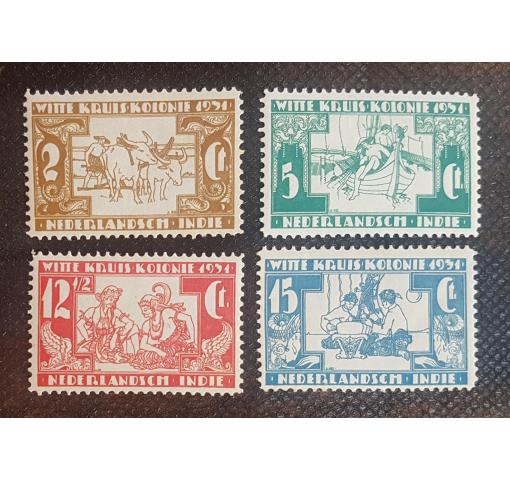 INDONESIA, Netherlands-Indies, White Cross Relief 1931 *