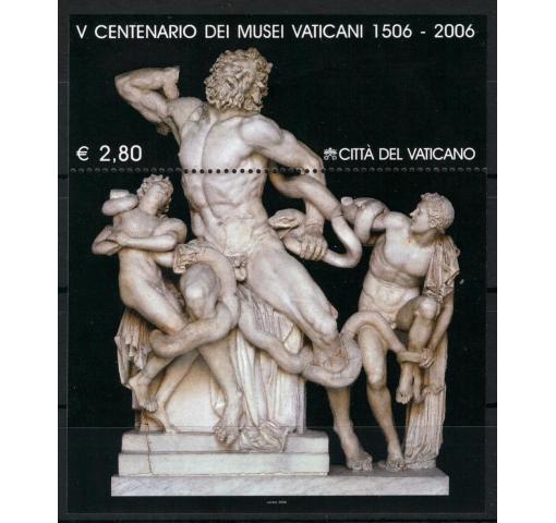 VATICAN, 500th Anniversary of Vatican Museum M/S 2006 **