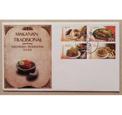 INDONESIA, Traditional Foods 2008 FDC