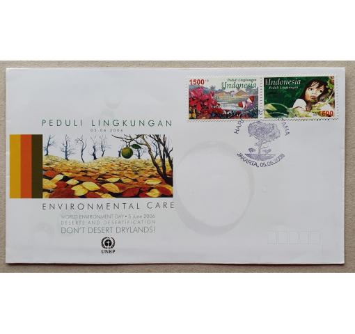 INDONESIA, Environmental Care 2006 FDC