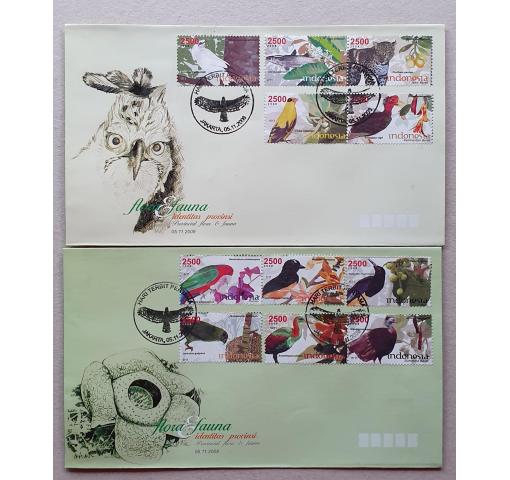 INDONESIA, Flora+Fauna 2008 FDC
