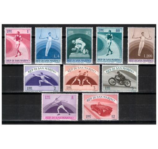 SAN MARINO, Sports 1954 **