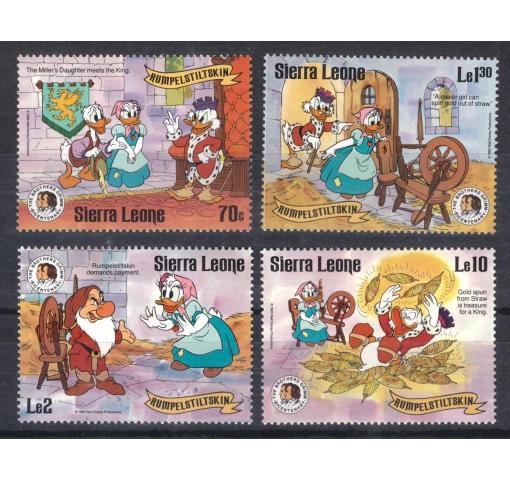 SIERRA LEONE, Walt Disney, Bi-centenary of Birth of Brothers Grimm 1985 **