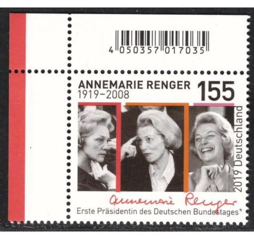 GERMANY, 100th Birthday of Annemarie Renger 2019 **