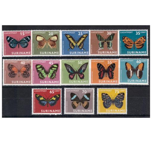 SURINAME, Butterflies 1972 **
