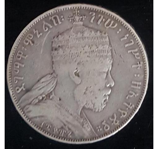 ETHIOPIA, 1B. Menelik  II. 1898 (K20)