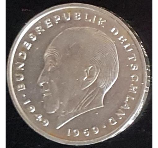 GERMANY, 2DM Max Planck Circulation Coin 1970 (K)