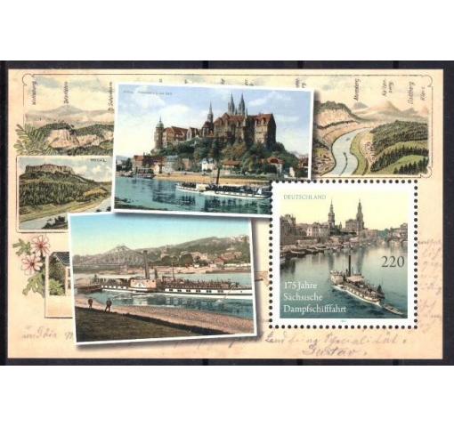 GERMANY, 175th Anniversary of Saxonian Steam Shipping M/S 2011 **